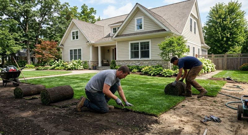 Centipede Sod Installation in Rockwall, TX