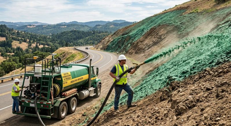 Slope Hydroseeding in Ventura County, CA